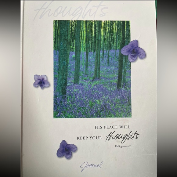 EUC “Thoughts Journal” HIS PEACE WILL KEEP YOUR thoughts ~ Philippians 4:7 Book - Picture 1 of 7